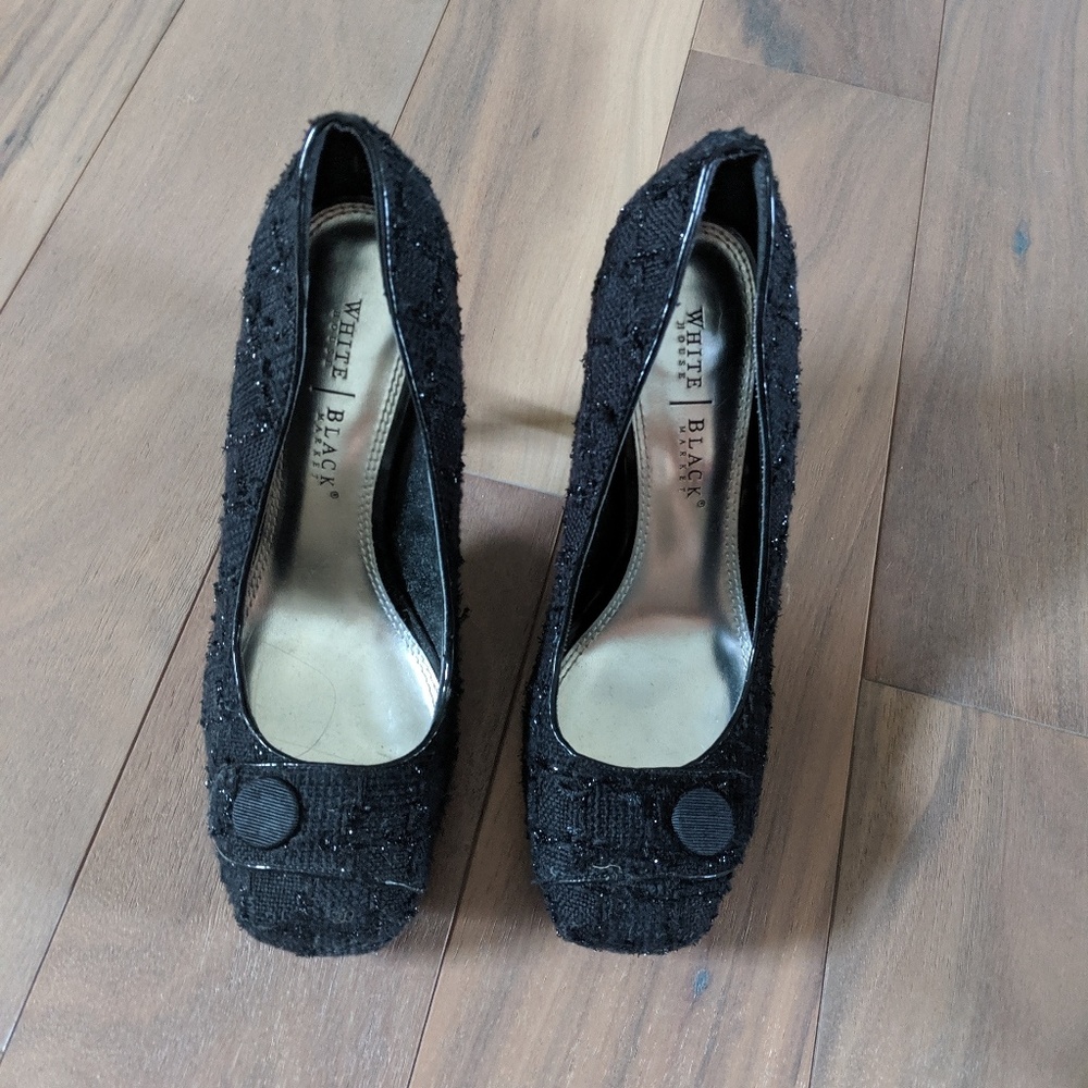 White House Black Market Tweed Pumps 7M